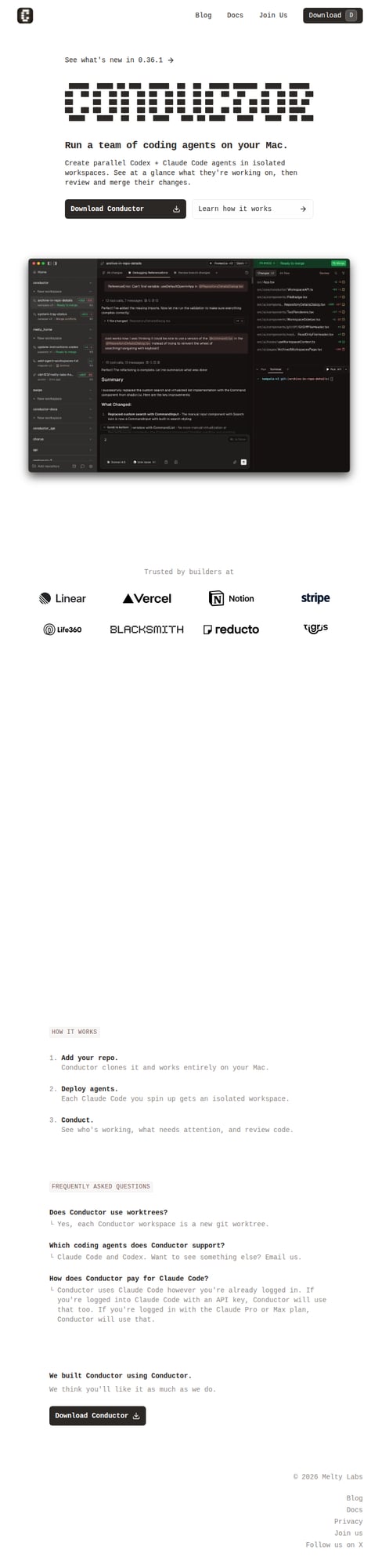 Conductor.build screenshot