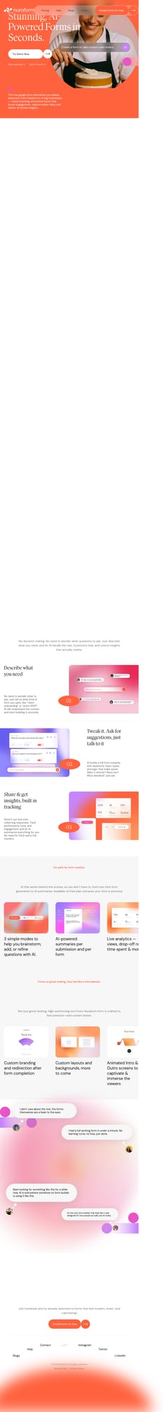 Nuraform.com screenshot